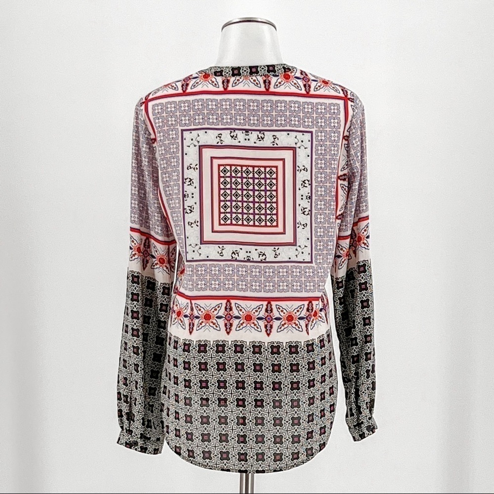 Stitchfix 41 Hawthorn Border Print Button Down Top - image 3